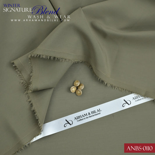 Signature Blend Wash & Wear Unstitched Fabric | ANBS-0110