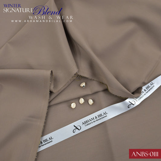Signature Blend Wash & Wear Unstitched Fabric | ANBS-0111