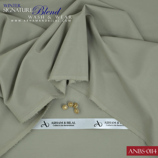 Signature Blend Wash & Wear Unstitched Fabric | ANBS-0114