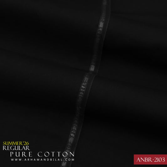 Reguler Series Men Pure Cotton ANBR-2103 Black
